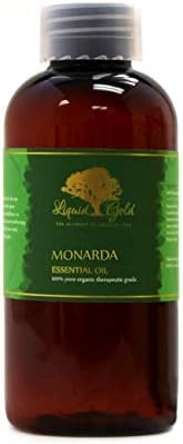 4,4 oz Premium Monarda Esencijalno ulje tečno zlatno čista organska prirodna aromaterapija