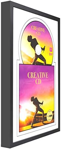Kreativni okviri za slike 8 x 12 CD Jukebox Music Okvir Dvostruki bijeli bijeli matiranje prikazuje korist