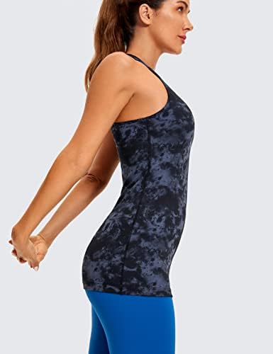 CRZ joga trkački trkački vrhovi za žene za žene duge atletske joge vrhove rukava bez rukava Slim Fit
