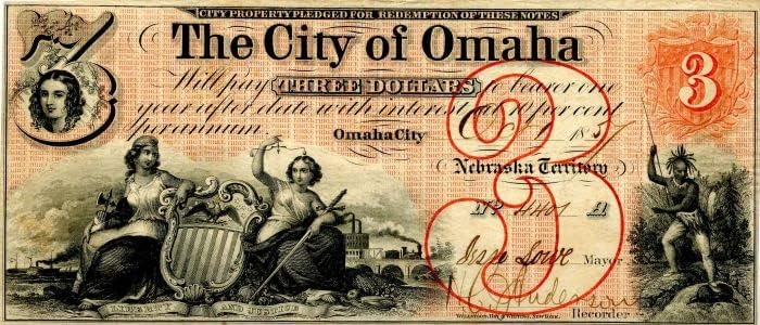 Grad Omaha-zastarjeli novac za bilješke