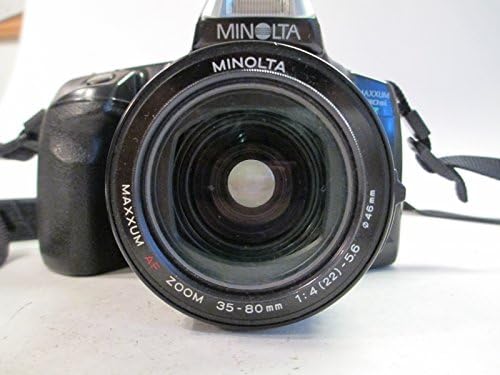 Minolta Maxxum 330si RZ 35mm SLR filmska kamera sa Af objektivom i Build blicem