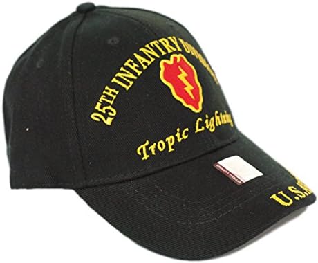 Moon US Army 25th pješadijska divizija ID Tropic Lightning vezeni šešir kapa veteran premium kvalitete Tata