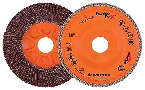 Walter 06B506 Abrasive Flap Disk - [Pakovanje od 10] 60 Grit, 5 in. Završni disk
