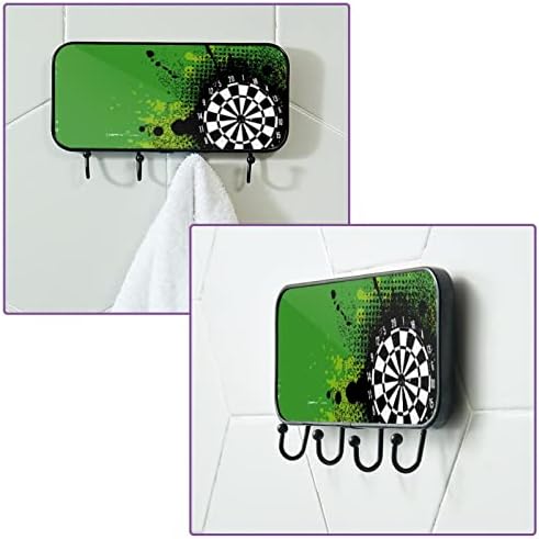 Vioqxi oblozi zidni nosač, zelena ploča za samoljepljenje za samoljepljenje zidnih kuka Dekorativno za ulaznu spavaću sobu kuhinju ormar za vrata kupaonice