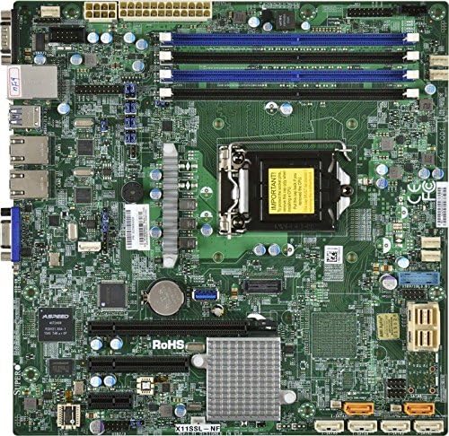 Supermicro matična ploča Micro ATX DDR4 LGA 1151 X11SSL-NF-O