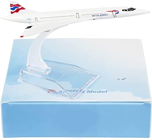 NATEFEMIN Alloy Britanski F-BVFB Concorde model aviona model aviona Model 1: 400 model simulacije nauka
