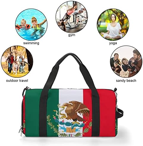 Meksička Zastava putna torba Gymbag Weekender torbe Sportska teretana torba putovanje sa pretincem za cipele