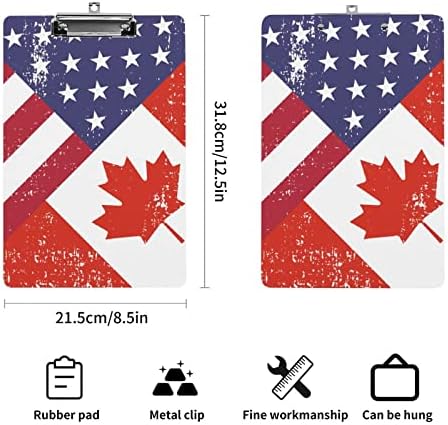 Retro America Canada Zastava modni međuspremnik veličina slova dekorativne ploče sa niskim profilom metalna