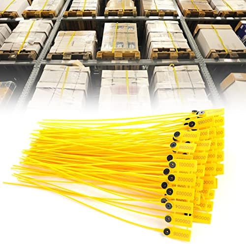 100pcs kablovski zatvarač TEŽE, žuti paket transport kamion plastični sigurnosni brtvi 40cm kablovski kabel