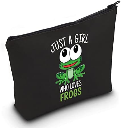 LEVLO Funny frog kozmetička torba za šminkanje poklon ljubitelja životinja samo djevojka koja voli žabe