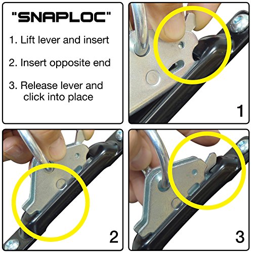 Snaplocs Snap-kuka povezuje konop, kaiševe kabela i kuka za SnapLocs i e-staze