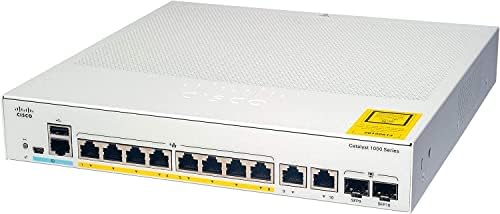 Cisco Catalyst 1000-8FP-2G-L mrežni prekidač, 8 Gigabit Ethernet POE + portovi, 120W POE budžet, 2G SFP