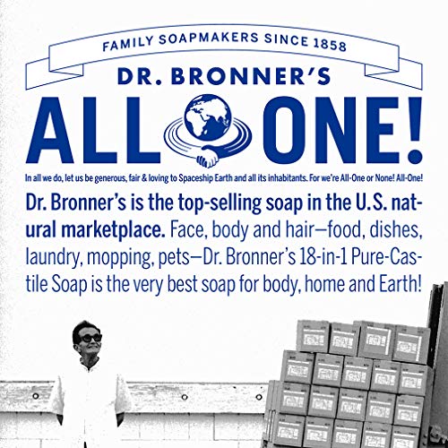 Dr. Bronner's - Pure-Castile tečni sapun - napravljen od organskih ulja, 18-u-1 Upotreba: Lice, tijelo,