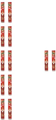 GALPADA Božić dekoracije 6 pari Božić Nutcracker tematske Couplets dekorativna vrata couplet Decors