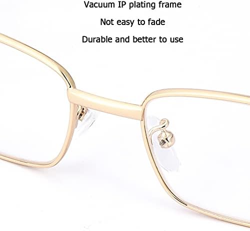 Metal Frame naočare za čitanje plavo svjetlo blokiranje za muškarce žene, kompjuterske naočare za čitanje