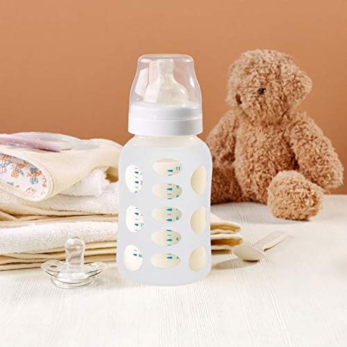 Silikonski stakleni rukav za flašicu za bebe 3kom poklopac za flašicu za dojenčad za dojenčad 120ml