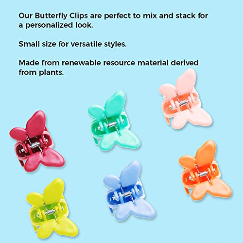 Goody Bio-Plastic Mini Butterfly Clips-razne-Snap and go zatvaranje pomažu da dlake budu na mjestu - Dodaci