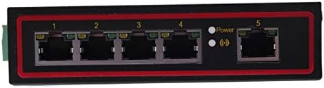 MISASO 5-port RJ45 10 / 100M Ethernet radne površine Network laptop DIN šiinska vrsta