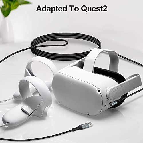 LEAPICVR Dock 2 u 1 Kombinacija punjenja magnetskog i tipa C za Oculus Quest 2 komplet i 16FT kabel za VR