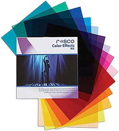 Komplet filtera za efekte Rosco boja, 12 x 12 listovi