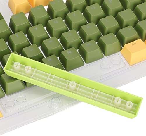 ASHATA 107 tasteri Keycaps, tri boje prozirnih znakova Arc Layout mehanička tastatura ergonomski Keycaps,