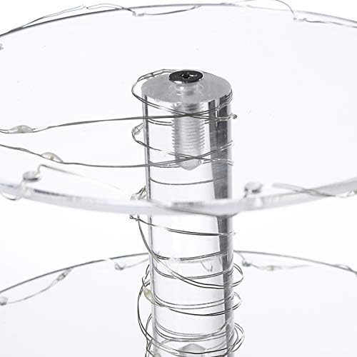 4-slojni stalak za torte ladica za svadbene zabave Cupcake držač displeja LED ukrasi sa žicama