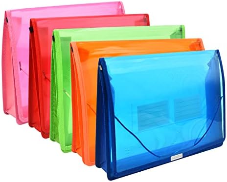 Proširenje File Folder Organizator dokumenata r sa zatvaračem i kablom, vodootporna transparentna torba