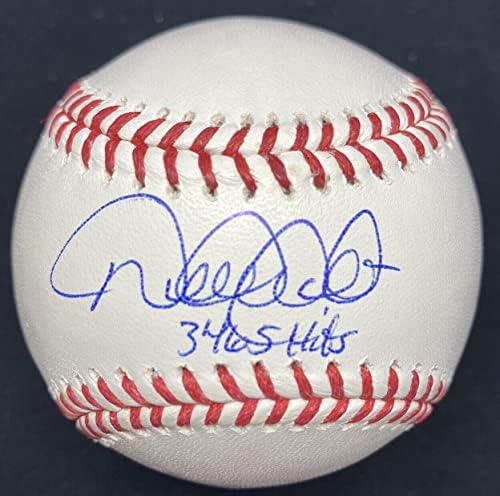 Derek Jeter 3465 pogodio potpisan bejzbol MLB Holo - autogramirani bejzbol