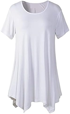 Camigeewa bluza majica za dame Ljeto Jesen kratki rukav 2023 odjeća Crewneck Pamuk Basic Lounge bluza AF