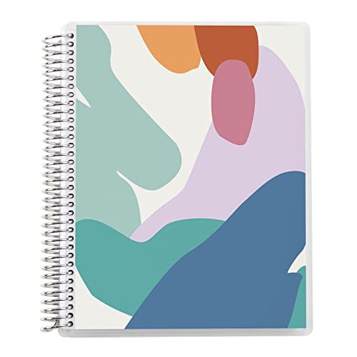 Erin Condren 8.5 x 11 Spiral Bound Graph Notebook - Sažetak boja. 160 grafikon stranica Napomena uzimanje