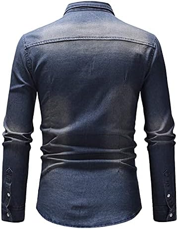 Ubst traper lagane jakne majice za muške, 2021. modni pad retro brzo dugme niz ležerne radne majice sa džepovima