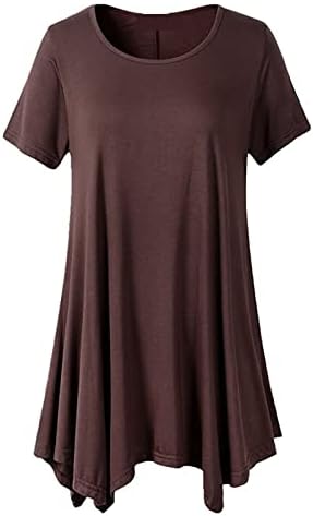 Obična bluza Tshirt za žene jesen ljeto kratki rukav Odjeća Y2K pamuk Crewneck Lounge Top PV PV