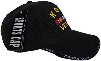 Crna koreja korejski ratni Veteran Shadow kapa za Bejzbol 3d vezena Premium W2-01-d