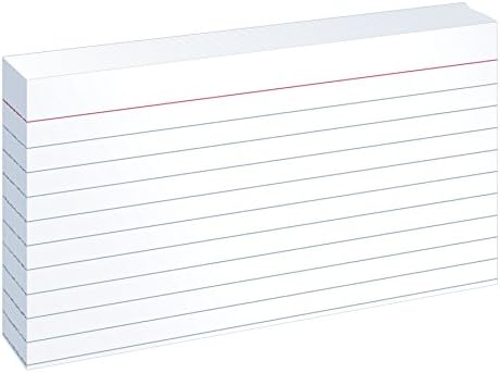 Oxford Ruled Index kartice, 3 x 5, bijela, 100 karata po pakovanju