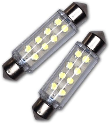 TuningPros LEDX5-42M-B8 Festoon 42mm LED žarulje, 8 LED plava 10-kom set